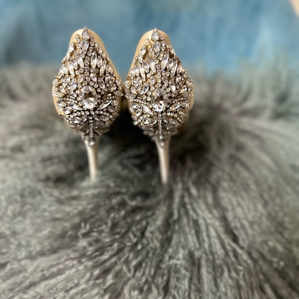 Badgley Mischka embellished stiletto size 8.5